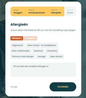 Stap 3 - Allergieën